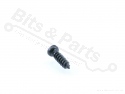 Screw / Parker Phillips head black 2.3 x 8.0 mm with domed head